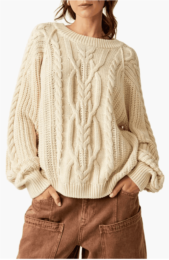 cable sweater